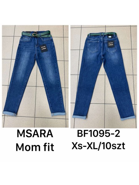 Spodnie  Jeansy damskie M'sara , Size xs-xl, paczka 10szt,