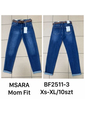 Spodnie  Jeansy damskie M'sara , Size xs-xl, paczka 10szt,