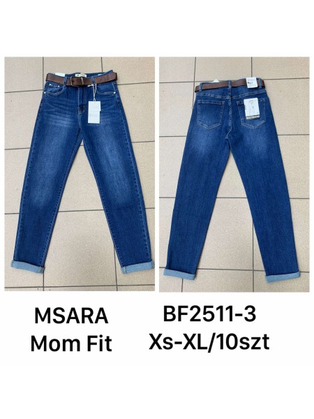 Spodnie  Jeansy damskie M'sara , Size xs-xl, paczka 10szt,