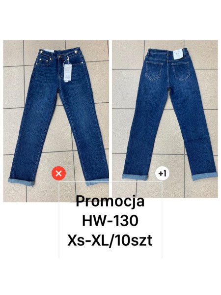 Spodnie  Jeansy damskie  , Size 36-44, paczka 10szt,