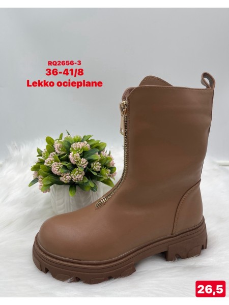 Buty Botki na koturnie Damskie (36-41, 8par)