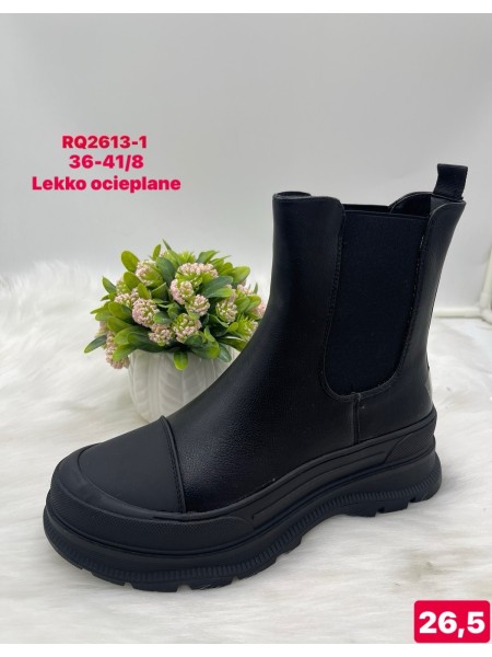 Buty Botki na koturnie Damskie (36-41, 8par)