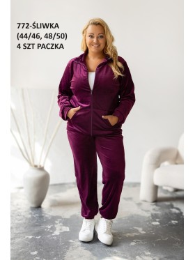 Komplety damskie polska, Size 46-50, paczka 4szt,1kolor