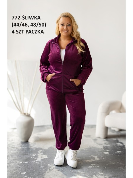 Komplety damskie polska, Size 46-50, paczka 4szt,1kolor