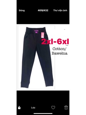 Spodnie damskie , Size 2-6XL, paczka 12szt,mix kolor