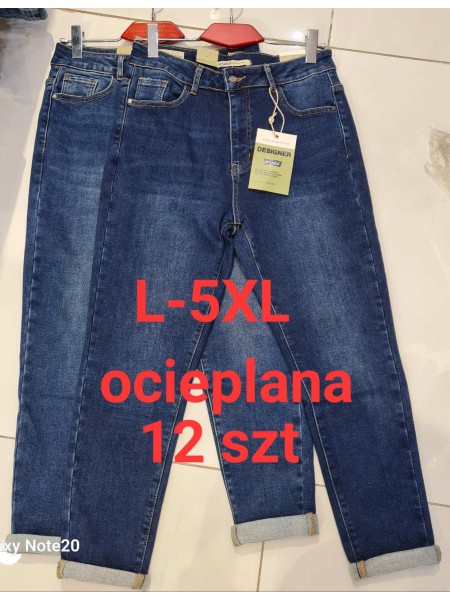 Spodnie Jeansy damskie , Size l-5xl, paczka 12szt,