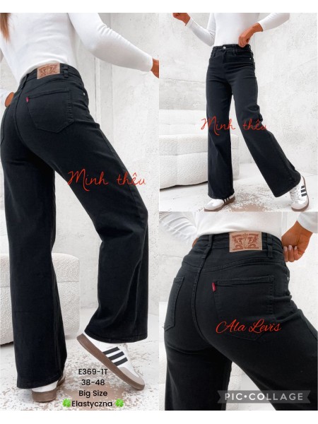 Spodnie Jeansy damskie , BigSize 38-48, paczka 10szt,