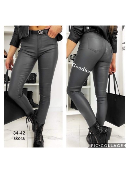 Spodnie skórzane damskie , Size 34-42, paczka 10szt,