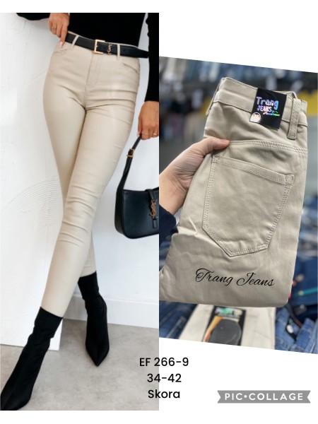 Spodnie skórzane damskie , Size 34-42, paczka 12szt,