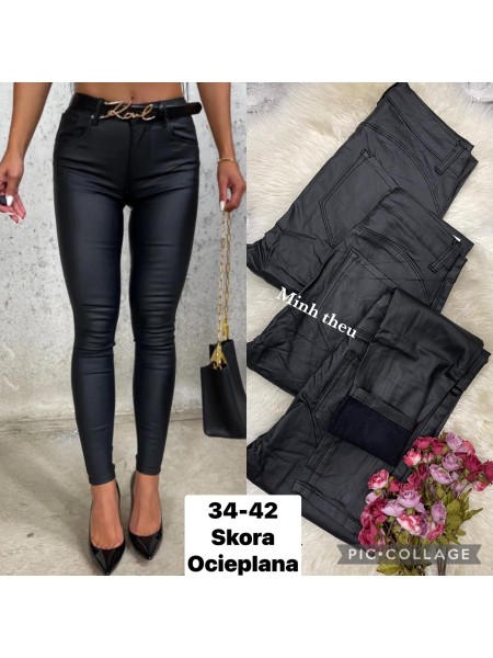 Spodnie skórzane damskie , Size 34-42, paczka 10szt,