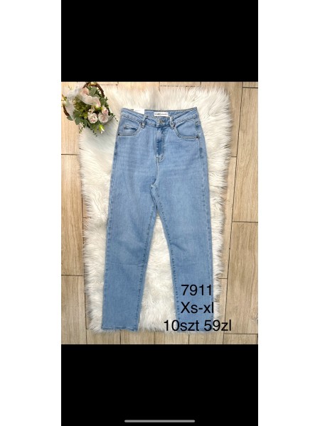 Spodnie Jeansy damskie , Size xs-xl, paczka 10szt,