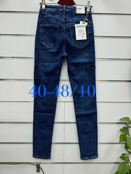 Spodnie Jeansy damskie , Size 40-48, paczka 10szt,