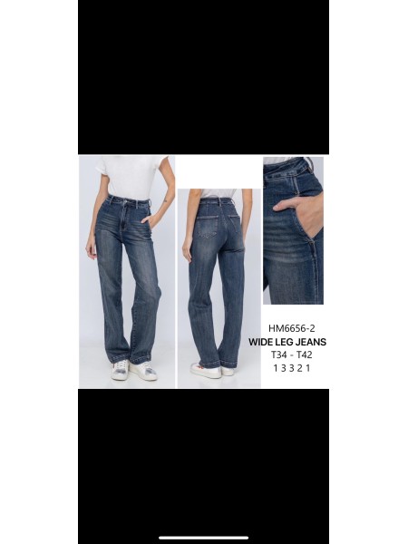 Spodnie Jeansy  damskie    , Size 34-42.paczka 10szt,