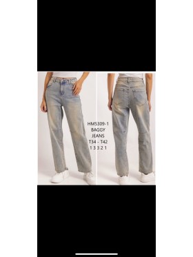 Spodnie Jeansy  damskie    , Size 34-42.paczka 10szt,