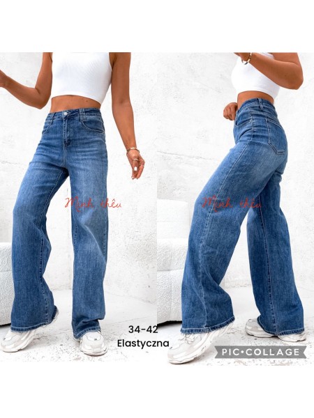 Spodnie Jeansy damskie , Size 34-42.paczka 10szt,