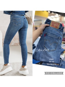 Spodnie Jeansy damskie , Size 34-42.paczka 10szt,