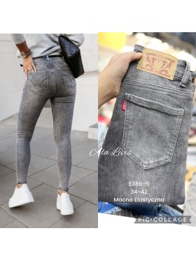 Spodnie Jeansy damskie , Size 34-42.paczka 10szt,