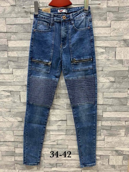 Spodnie Jeansy damskie , Size 34-42.paczka 10szt,