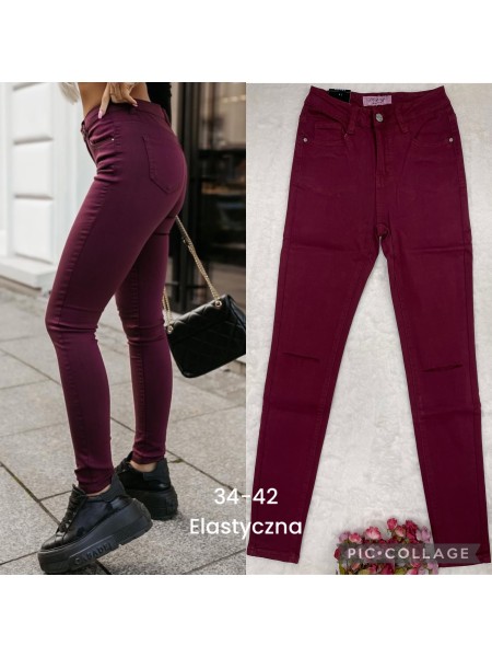 Spodnie Jeansy damskie , Size 34-42.paczka 10szt,