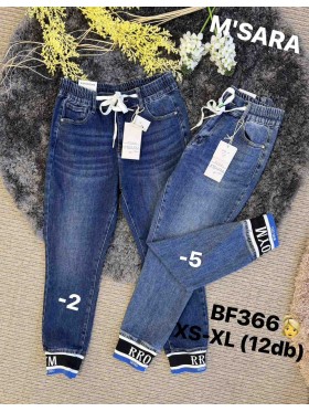 Spodnie Jeansy damskie M'sara, Size xs-xl.paczka 12szt,