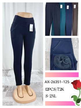 Legginsy damskie, size s-2xl, paczka 12szt ,1 kolor