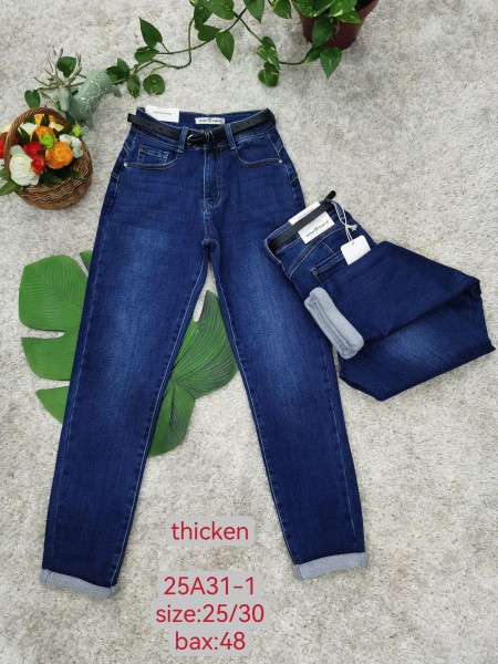 Spodnie Jeansy damskie , Size 25-30.paczka 12szt,