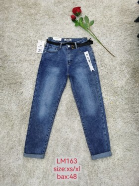 Spodnie Jeansy damskie , Size xs-xl.paczka 12szt,