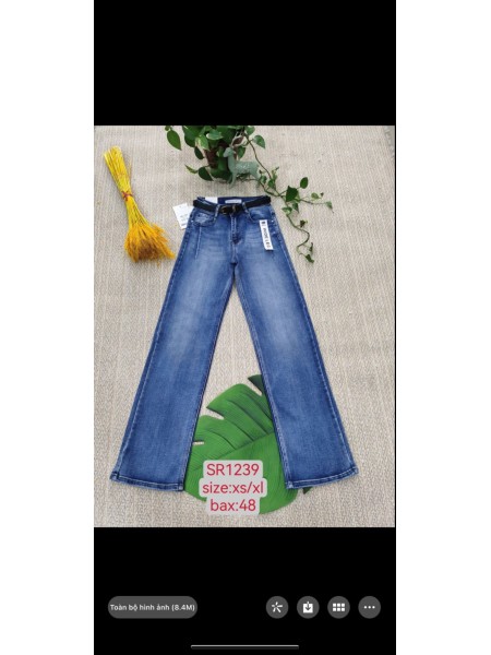 Spodnie Jeansy damskie , Size xs-xl.paczka 12szt,