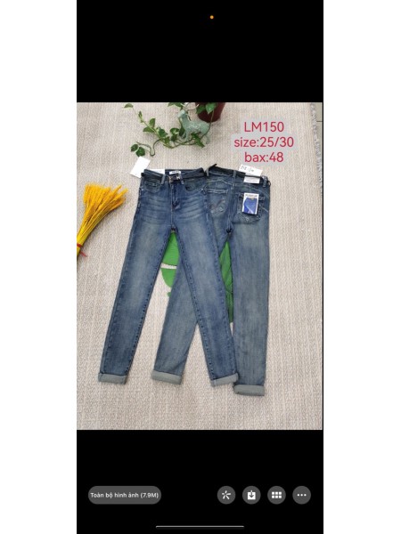 Spodnie Jeansy damskie , Size 25-30.paczka 12szt,