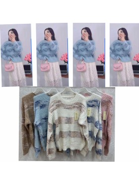 Swetry damska ,size UNI,paczka 6szt ,MIX kolor