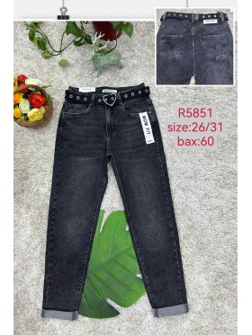 Spodnie Jeansy damskie , Size 26-31 .paczka 12szt,