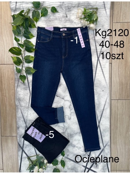 Spodnie Jeansy damskie , Size 40-48.paczka 10szt,