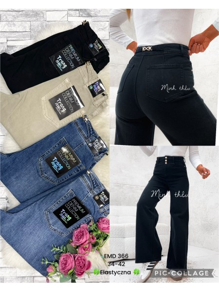 Spodnie Jeansy damskie , Size 34-42.paczka 10szt,