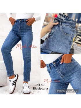 Spodnie Jeansy damskie , Size 34-42.paczka 10szt,