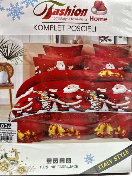 Komplet pościeli 100% satyna - bawełna 3 Częściowy Rozmiar : 200/220