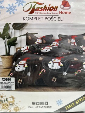 Komplet pościeli 100% satyna - bawełna 3 Częściowy Rozmiar : 200/220