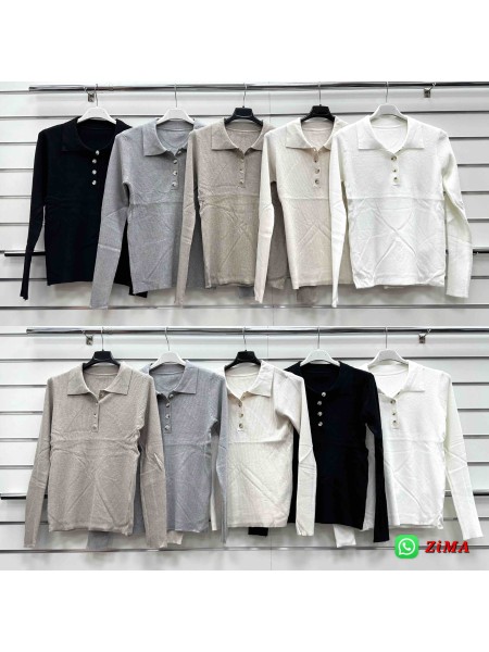 Swetry damskie , size uni, paczka 6szt ,mix kolor