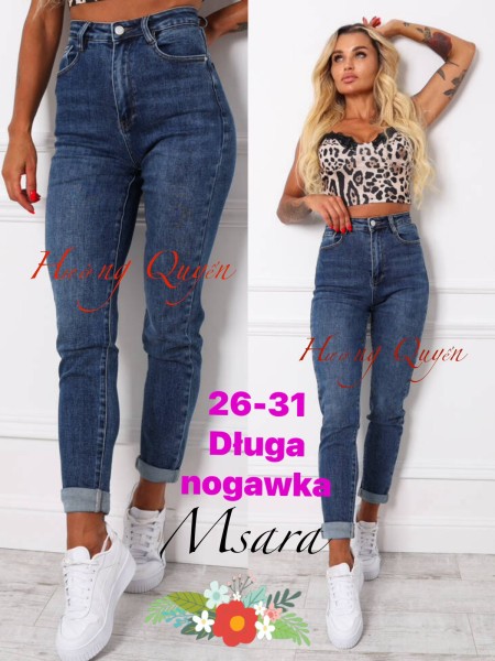 Spodnie Jeansy damskie M'sara, Size 26-31.paczka 10szt,