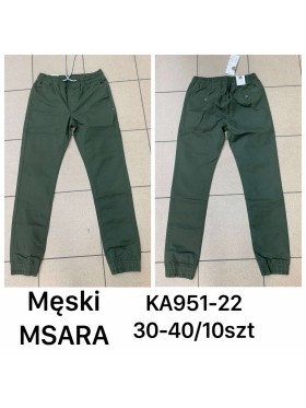 Spodnie Jeansy meskie M'sara, Size 30-40.paczka 10szt,