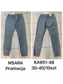 Spodnie Jeansy meskie M'sara, Size 30-40.paczka 10szt,