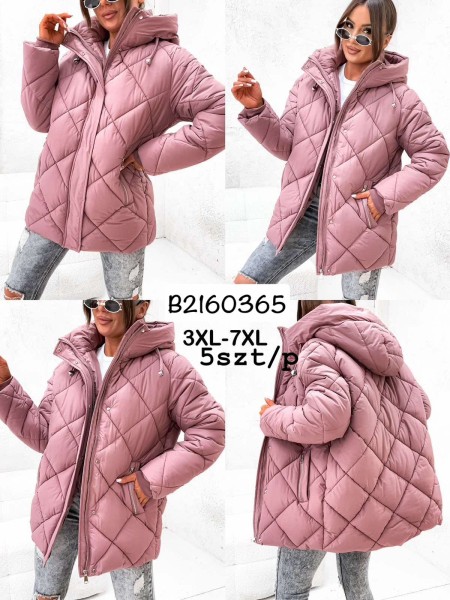 Kurtki damskie ,Size 3-7XL, paczka 5szt,1 kolor