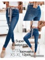 Spodnie Jeansy damskie , Size xs-xl.paczka 12szt,