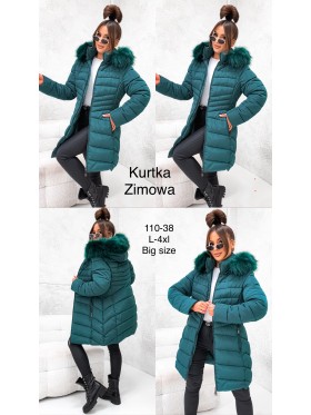 Kurtki damskie , BigSize l-4xl.paczka 5szt,1kolor