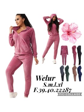 Komplety welurowe damskie , Size S-xl.paczka 12szt,mix kolor