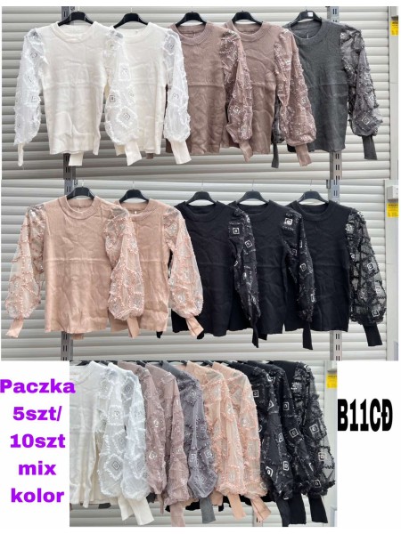 Swetry damskie wloskie,size uni, paczka 5szt,mix kolor