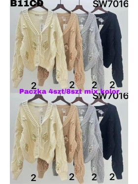 Swetry damskie wloskie,size uni, paczka 4szt,mix kolor