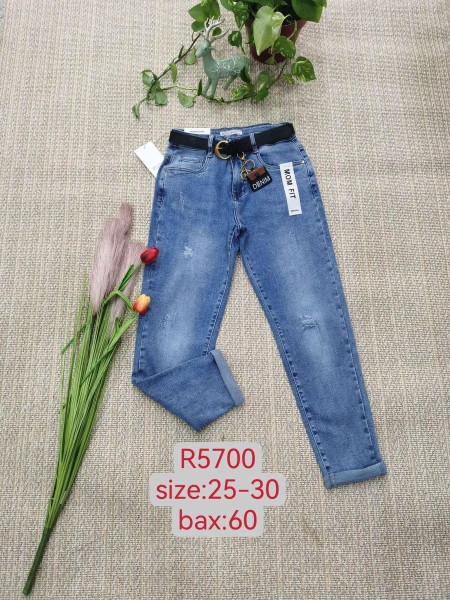 Spodnie Jeansy damskie , Size 25-30.paczka 12szt,