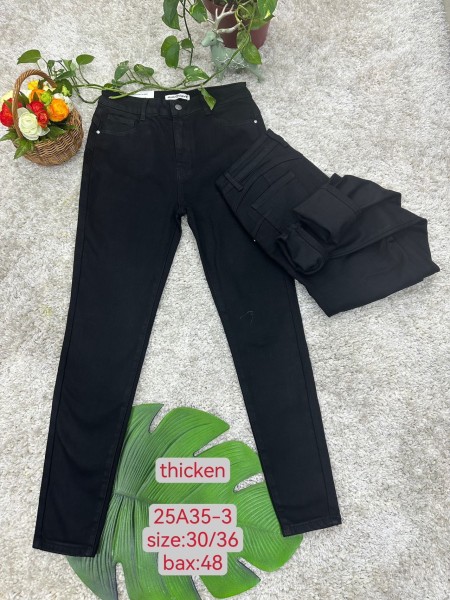 Spodnie Jeansy damskie , Size 30-36.paczka 12szt,