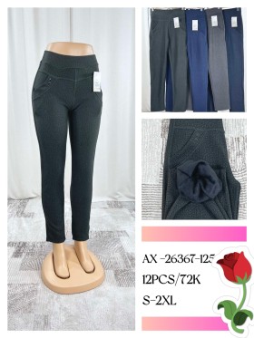 Legginsy damskie ,size s-2xl, paczka 12szt, mix kolor