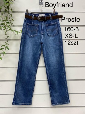 Spodnie Jeansy damskie , Size xs-l.paczka 12szt,